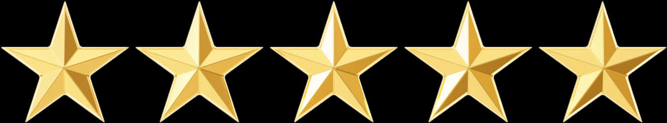 Five Gold Stars Rating