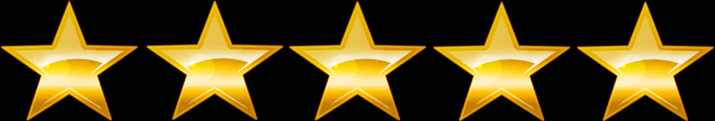 Five Gold Stars Rating