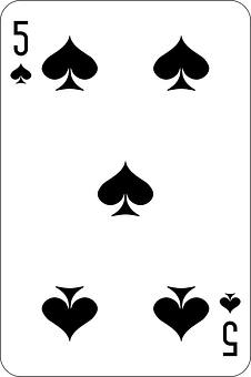 Five_of_ Spades_ Playing_ Card