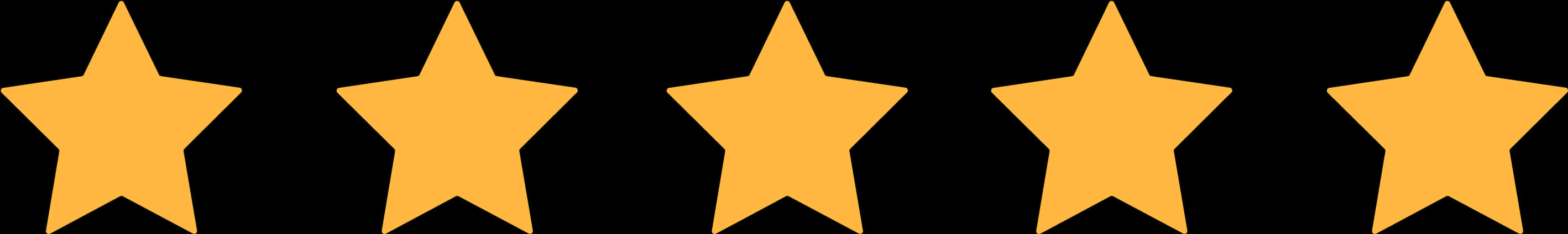 Five Star Rating Graphic