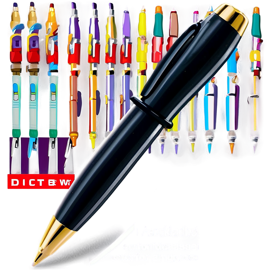 Flair Pen Note Taking Png 06292024