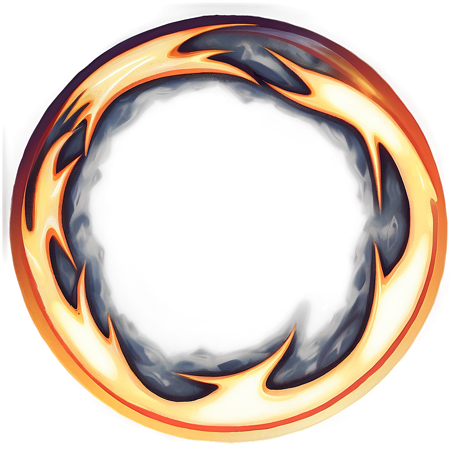 Flame Circle Border Png 33