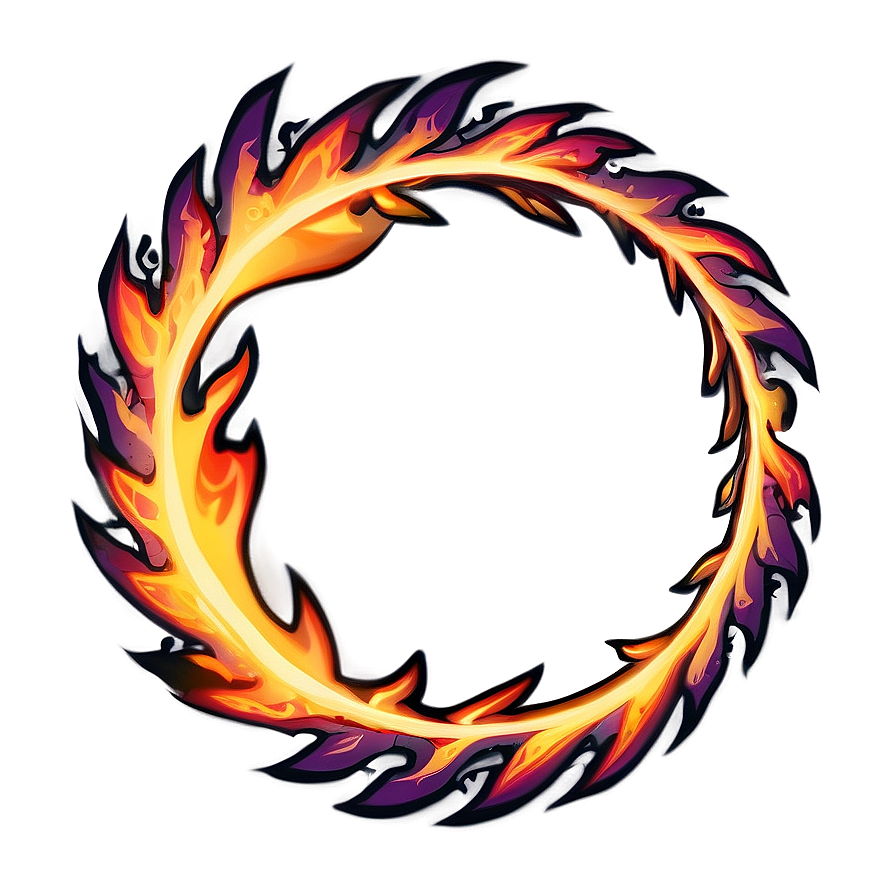 Flame Circle Border Png Ife14