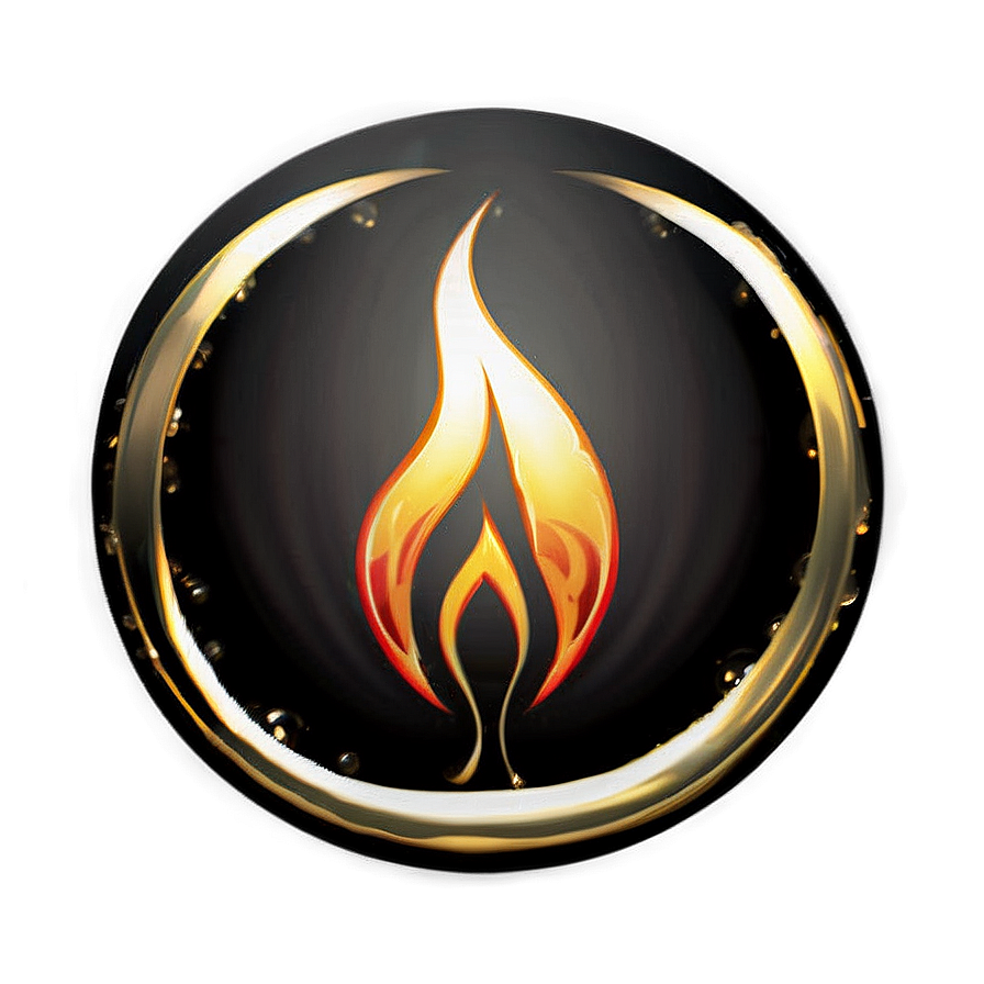 Flame Circle Png 05042024