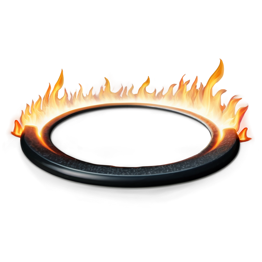 Flame Circle Visual Png Jsa3