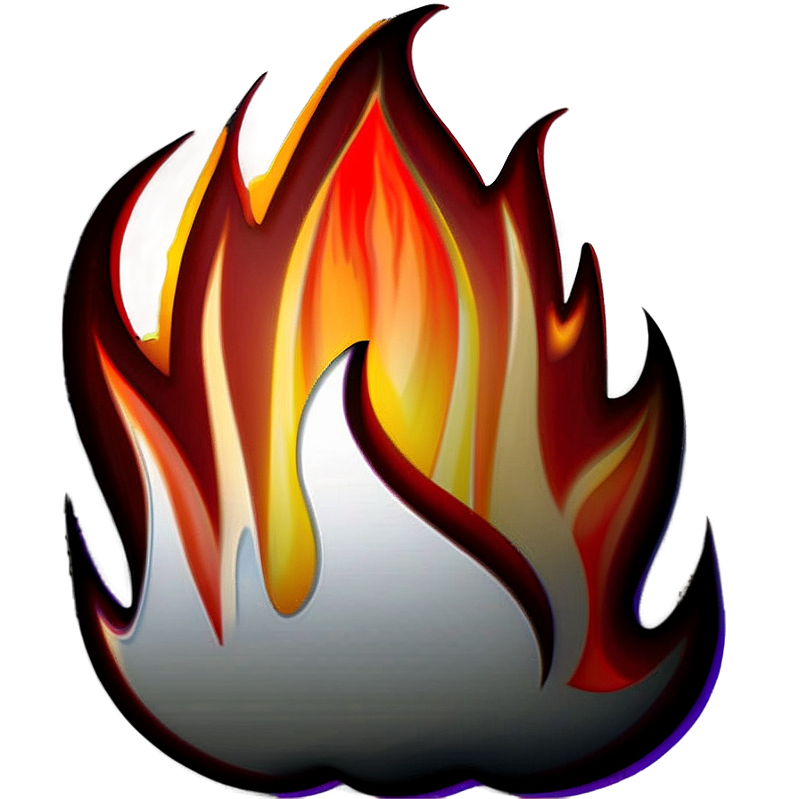 Flame Emoji Png 05042024