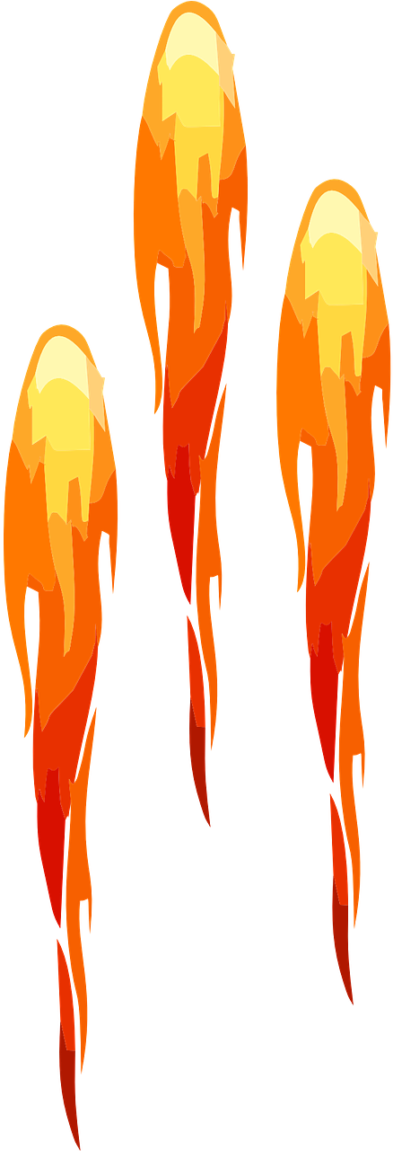 Flame_ Trio_ Vector_ Art