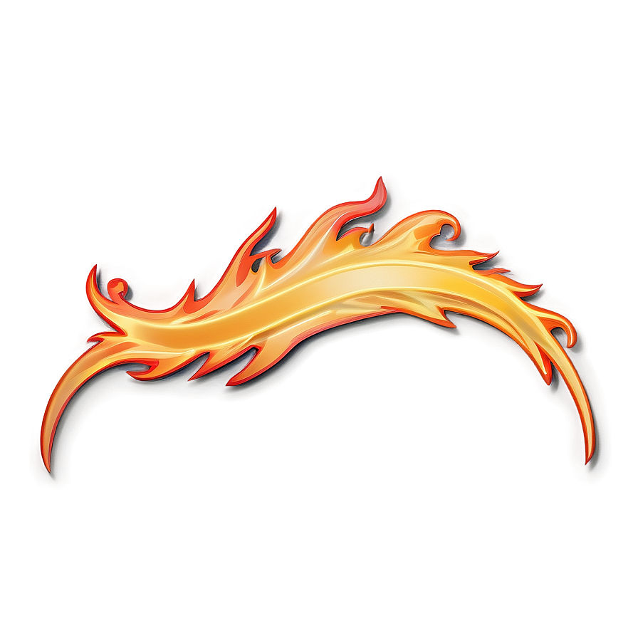 Flame Wrap Border Png 06262024