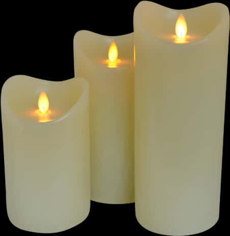 Flameless L E D Candles Set