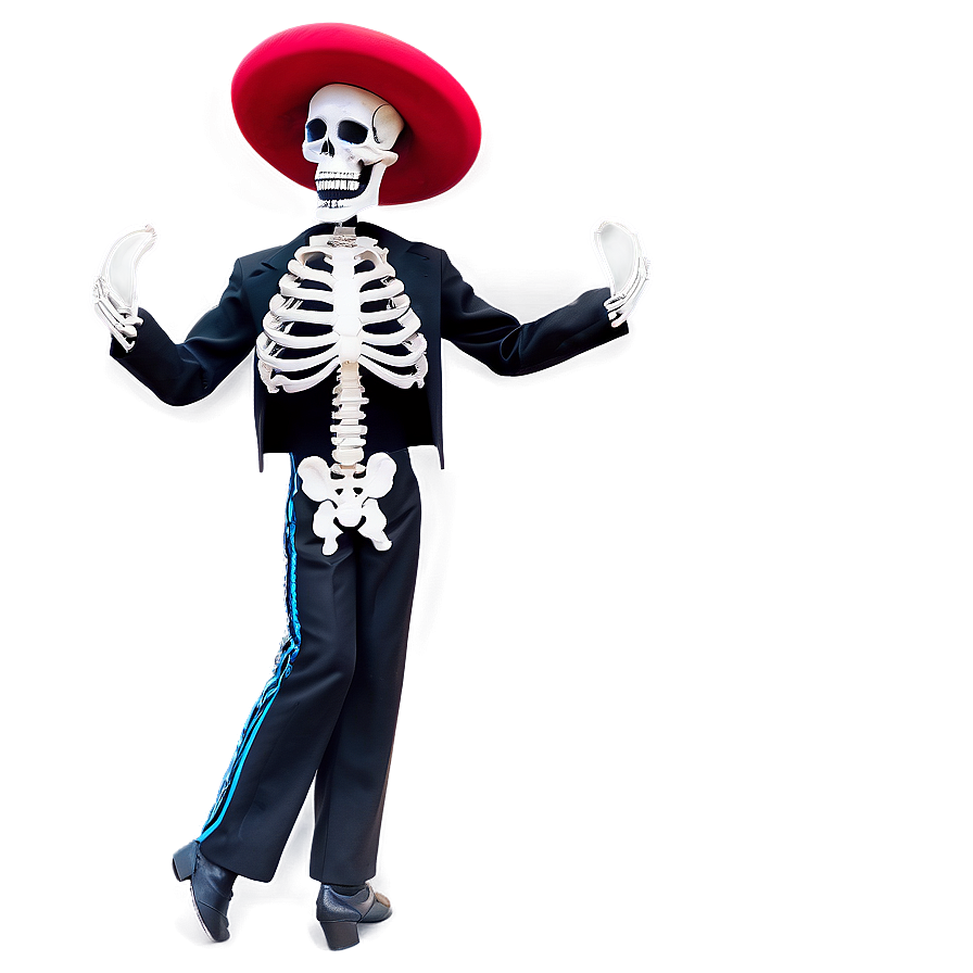 Flamenco Dancing Skeleton Png 69