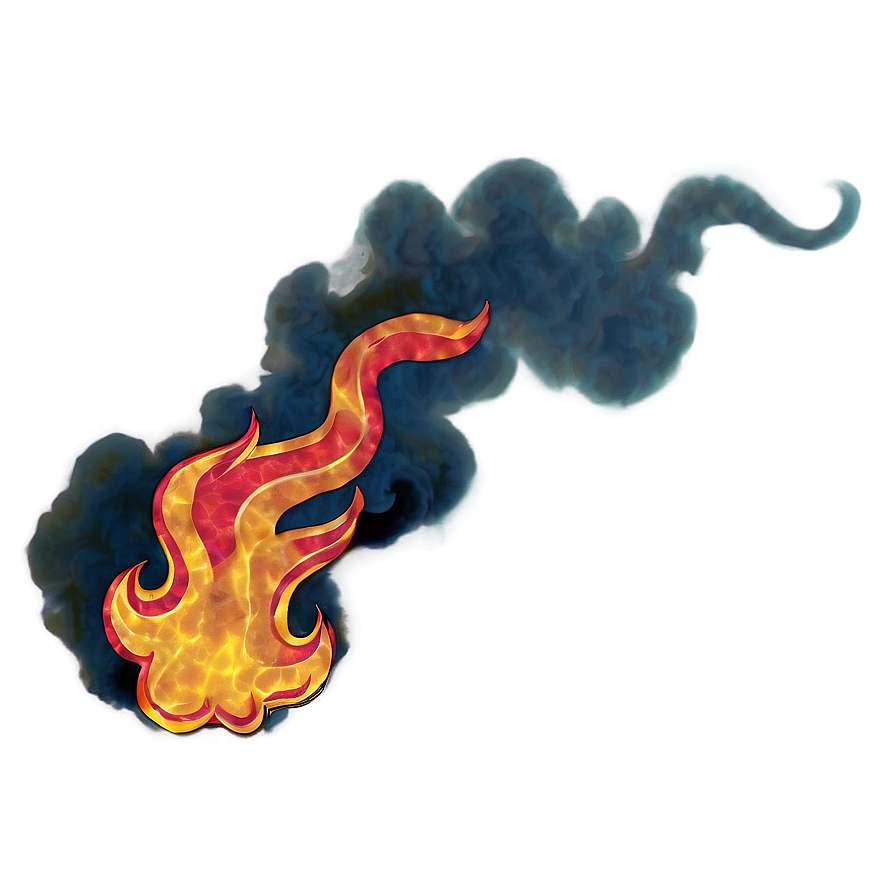 Flames And Smoke Png 16