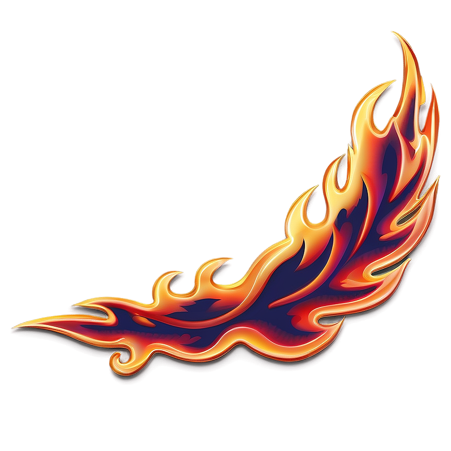 Flames Border Design Png Ovx74