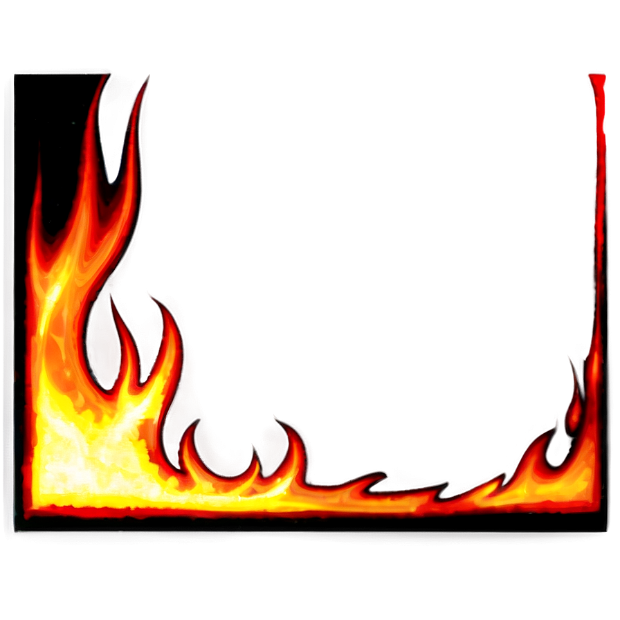 Flames Frame Png Vvk65