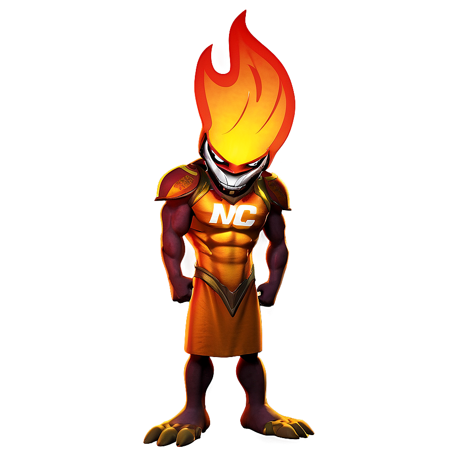 Flames Mascot Png 31