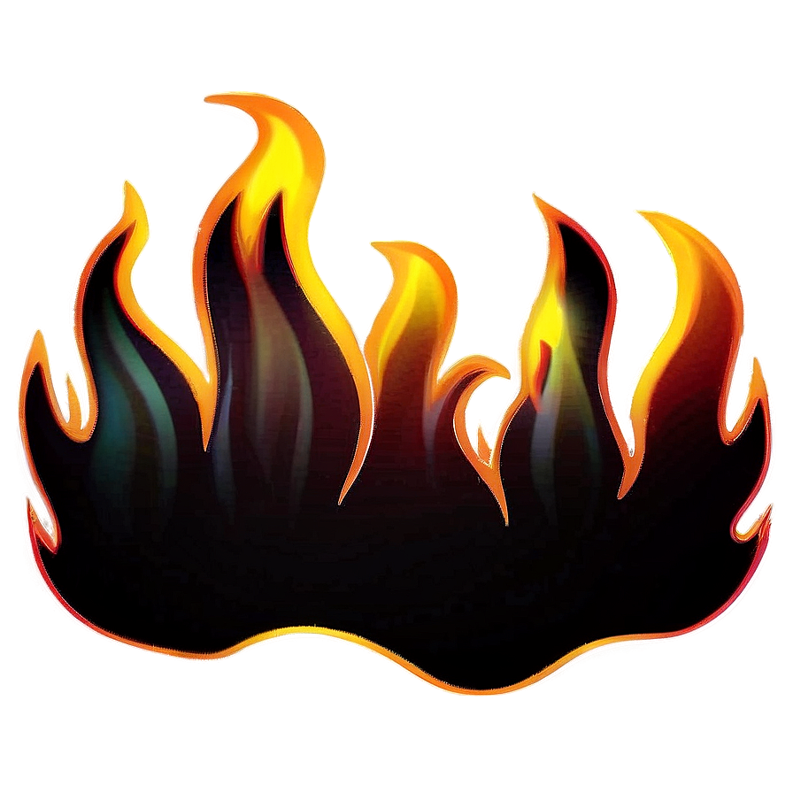 Flames Silhouette Png Ilj