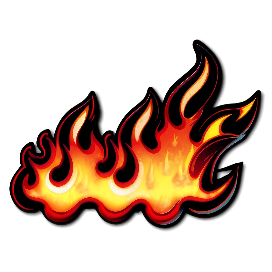 Flames Stickers Png 73