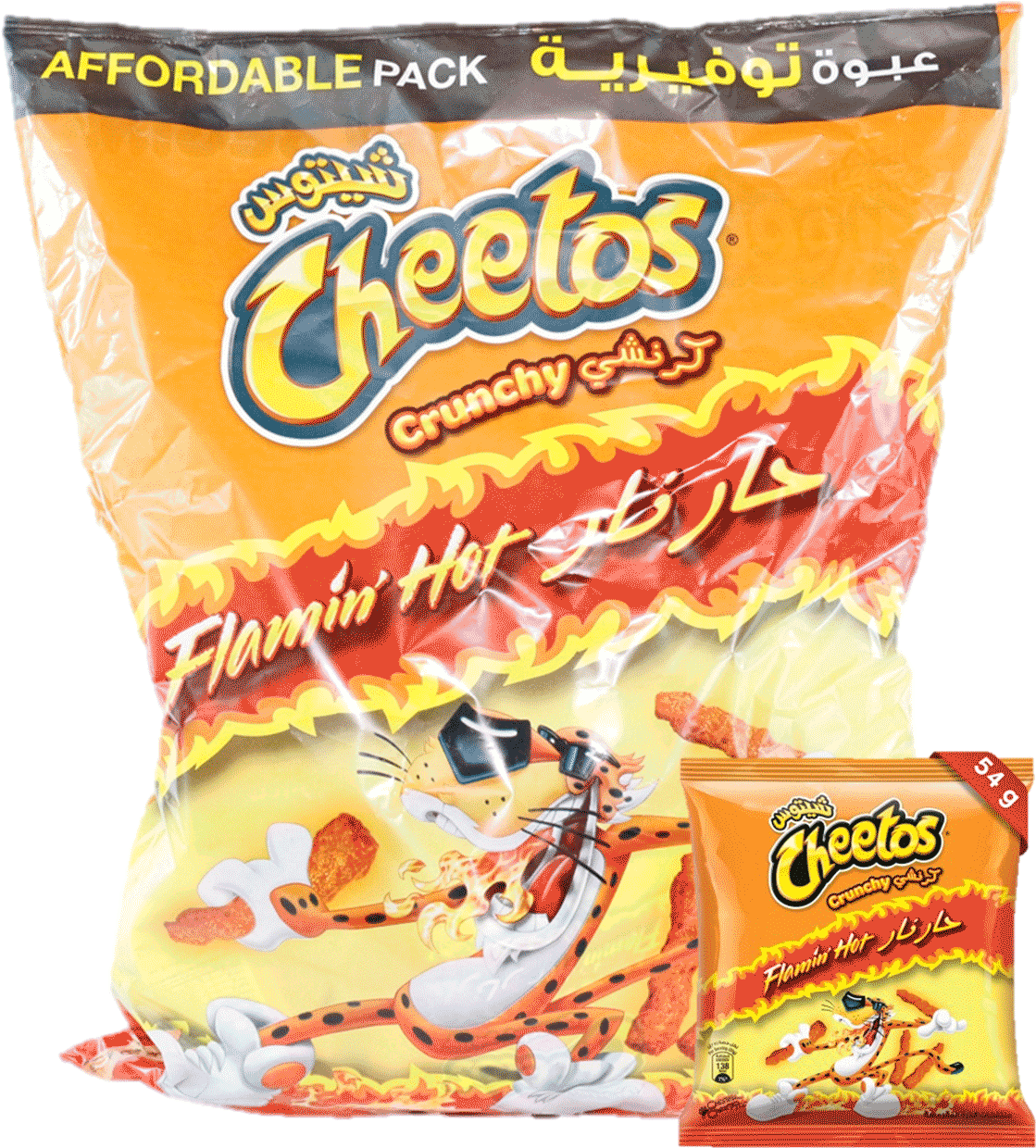 Flamin Hot Cheetos Package