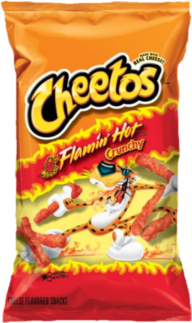 Flamin Hot Crunchy Cheetos Package