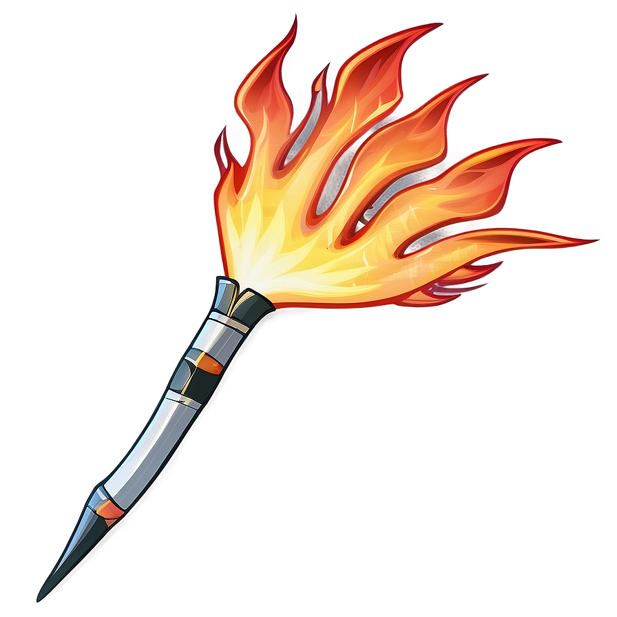 Flaming Arrow Png C