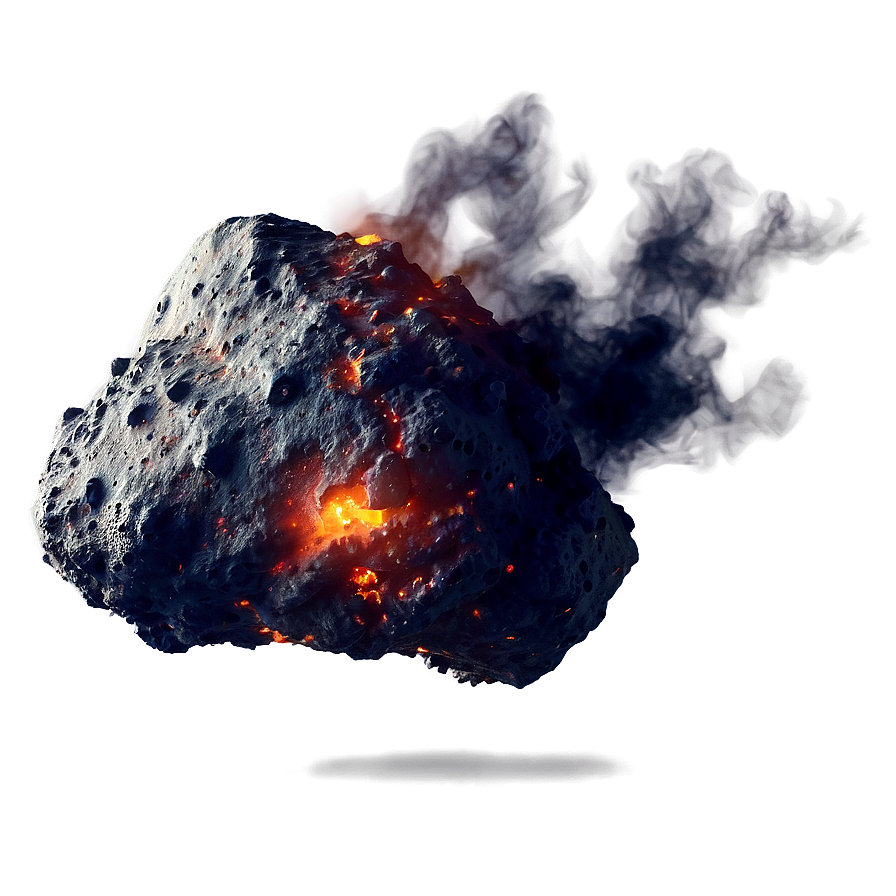 Flaming Asteroid Png 06212024