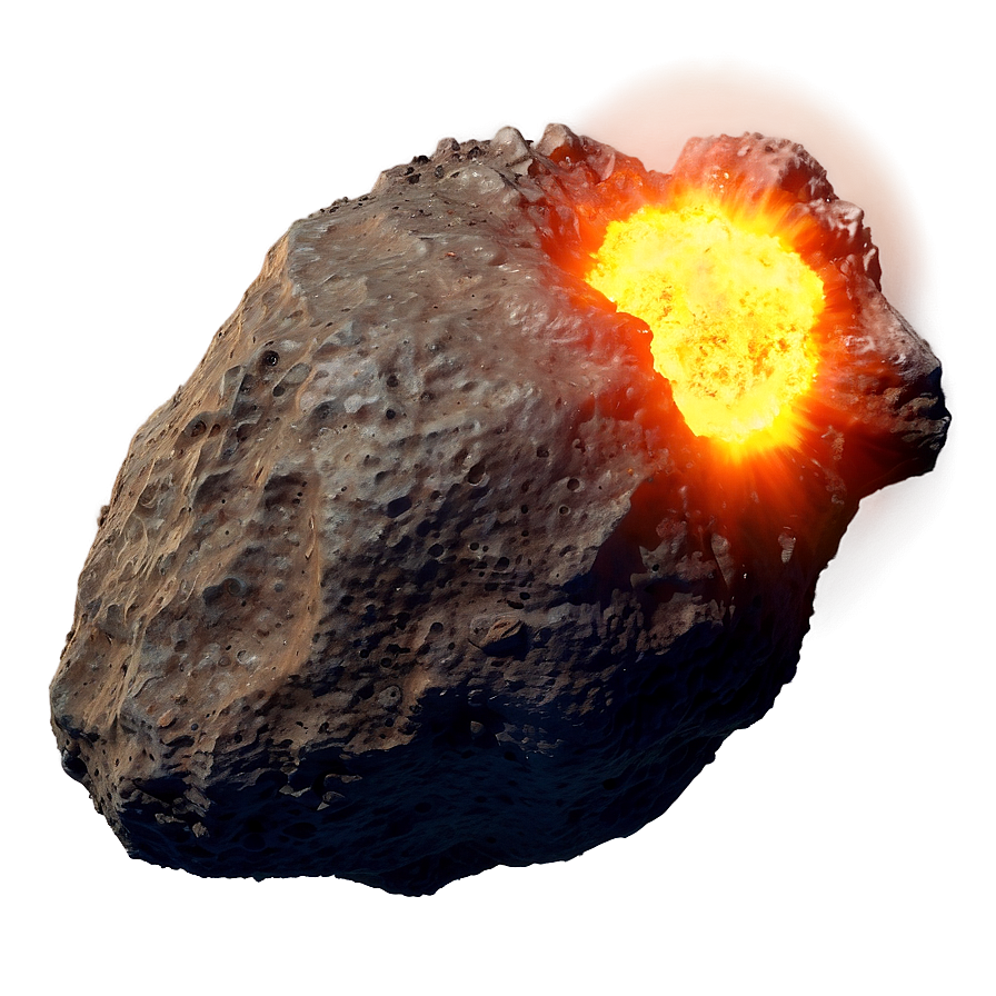 Flaming Asteroid Png Glo67