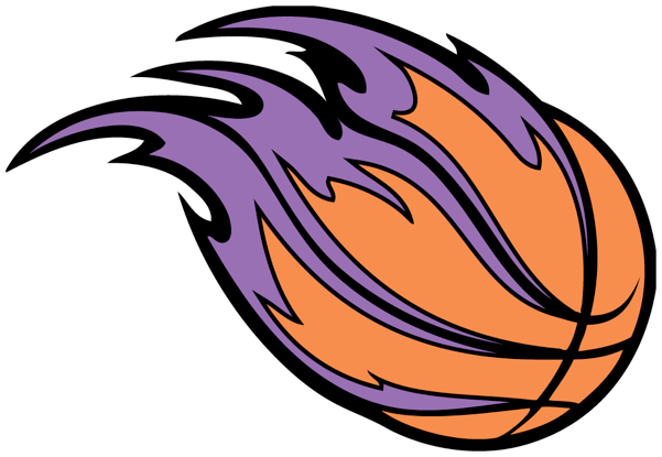 Flaming Basketball Logo