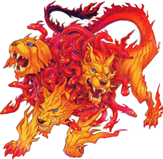 Flaming Cerberus Artwork