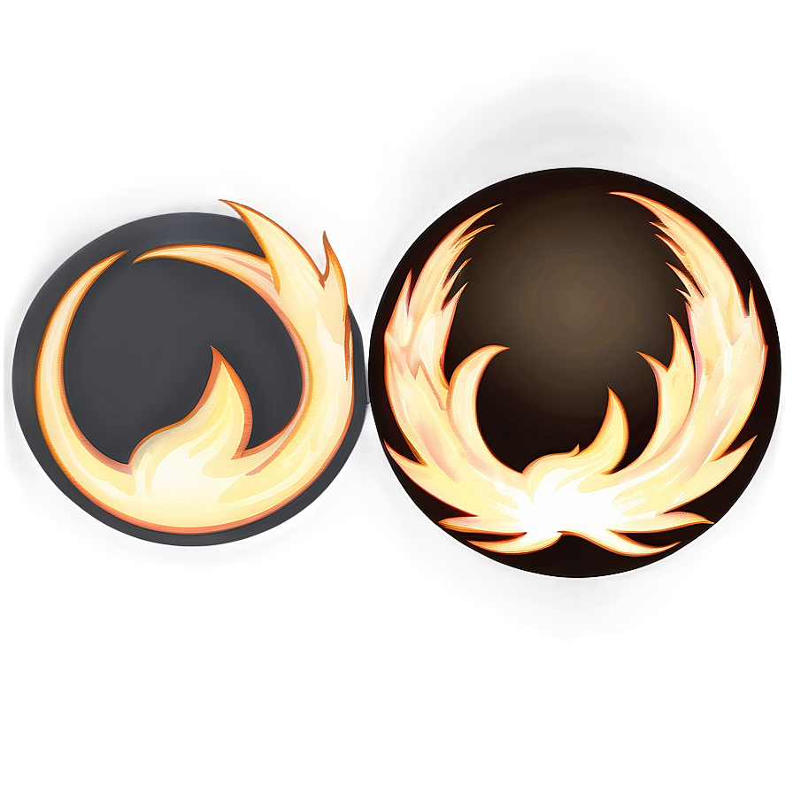 Flaming Circle Emblem Png 06272024