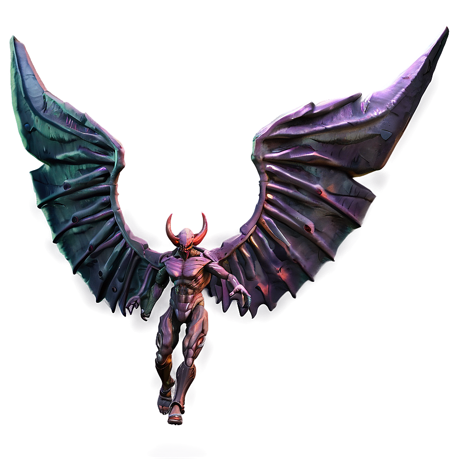 Flaming Demon Wings Png 06262024