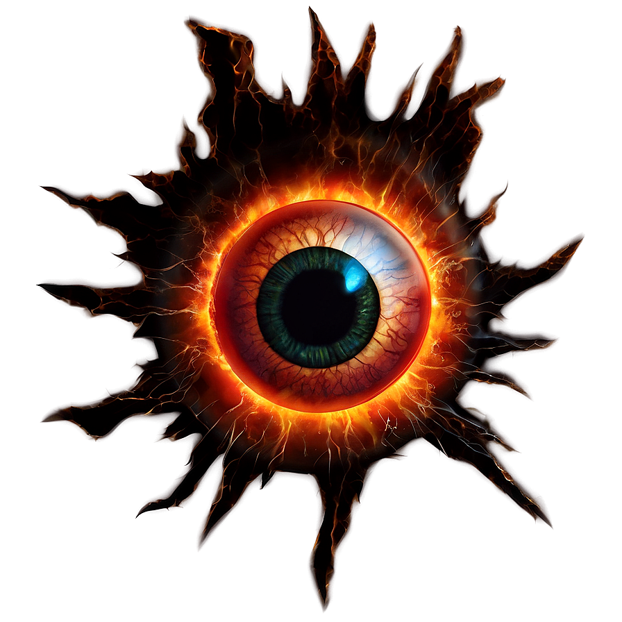 Flaming Eyeball Png 75