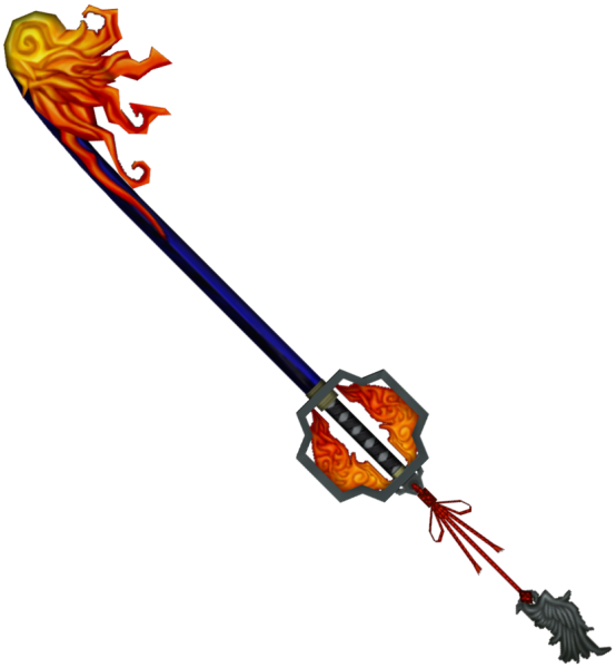 Flaming Spear Weapon Art