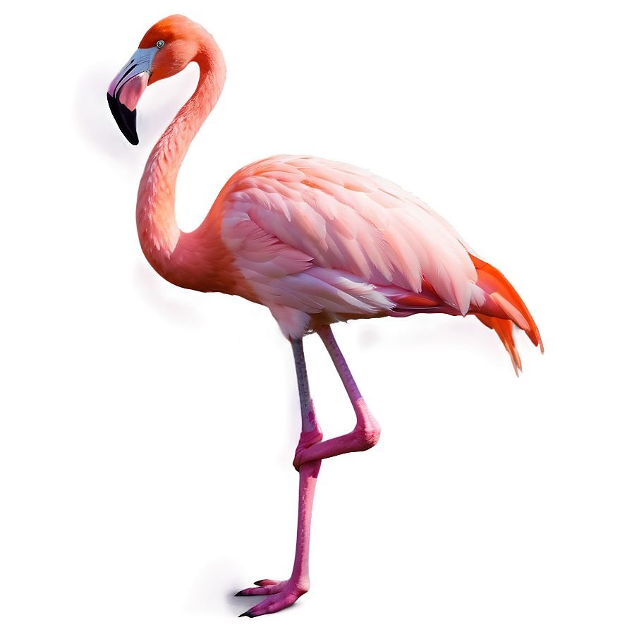 Flamingo And Sunset Gradient Png Aov