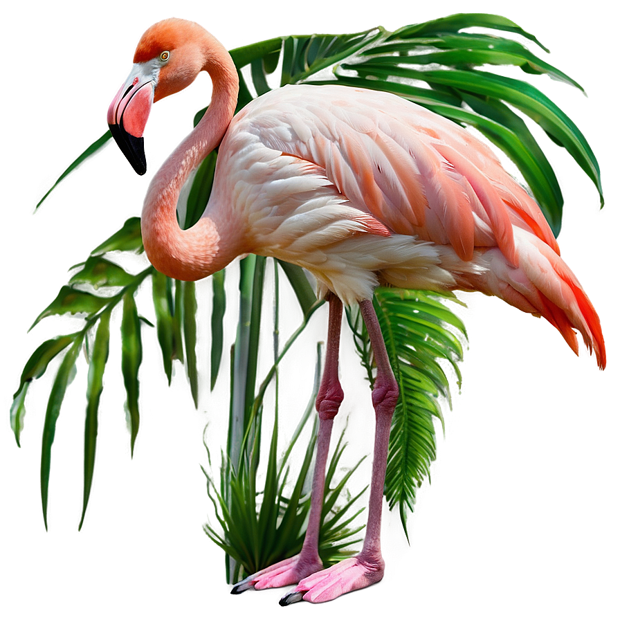 Flamingo In Tropical Paradise Png 44