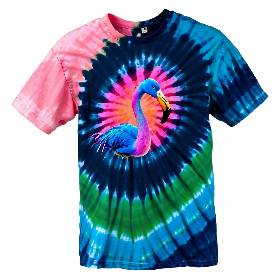 Flamingo Tie Dye Shirt Png 9