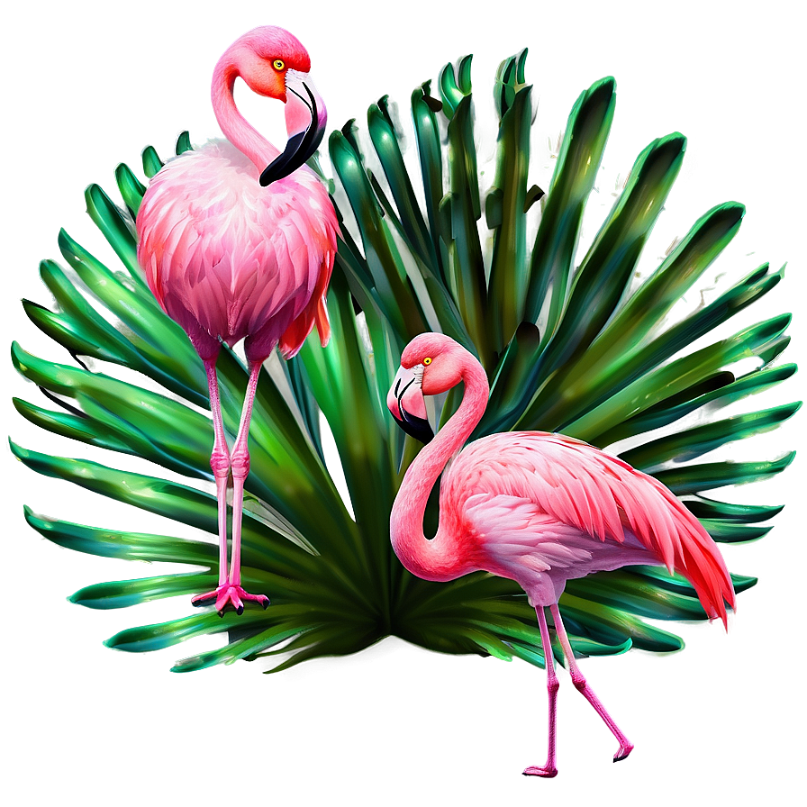 Flamingo Tropical Jungle Png Spc95