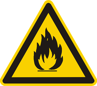 Flammable Hazard Sign