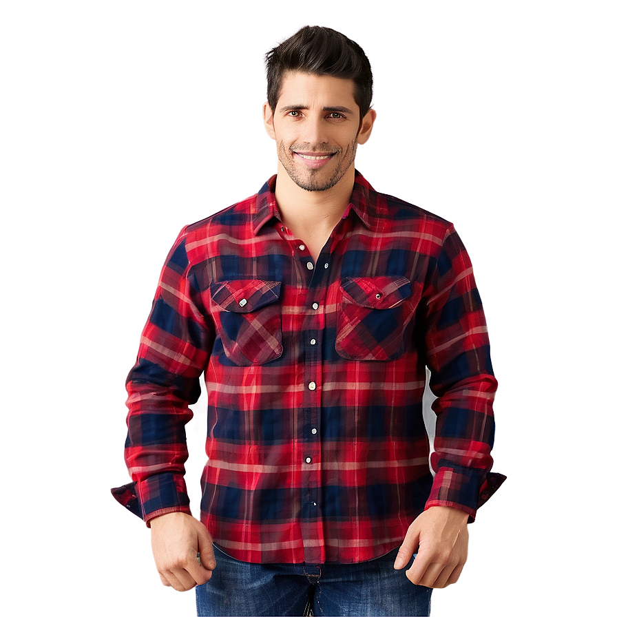 Flannel Shirt Design Png 06212024