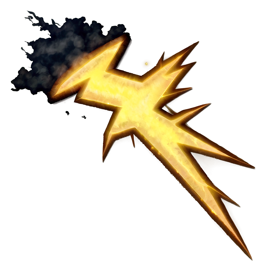 Flashing Yellow Lightning Bolt Png Fjf