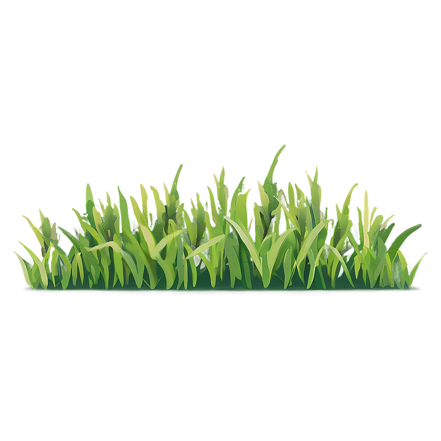 Flat Design Cartoon Grass Png 81