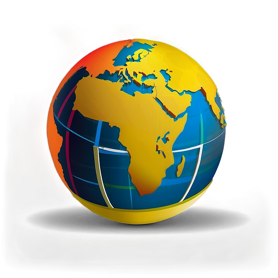 Flat Design Globe Png 74