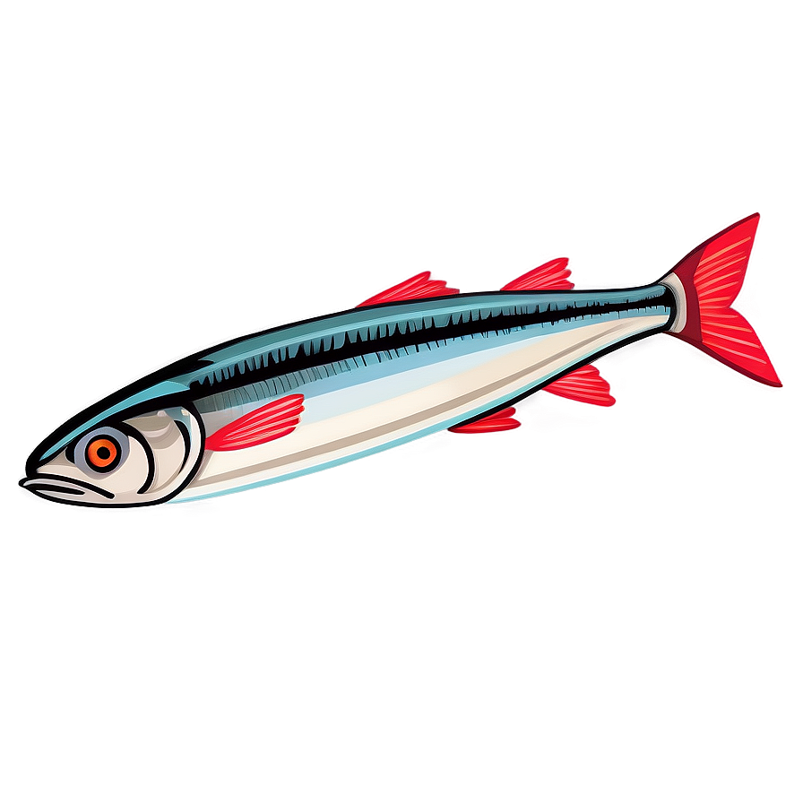 Flat Design Sardine Png Gwv34