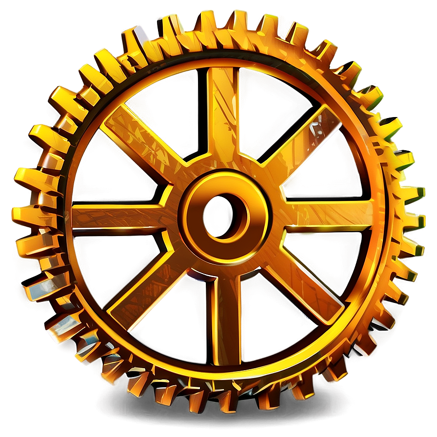 Flat Gear Icon Png 05252024