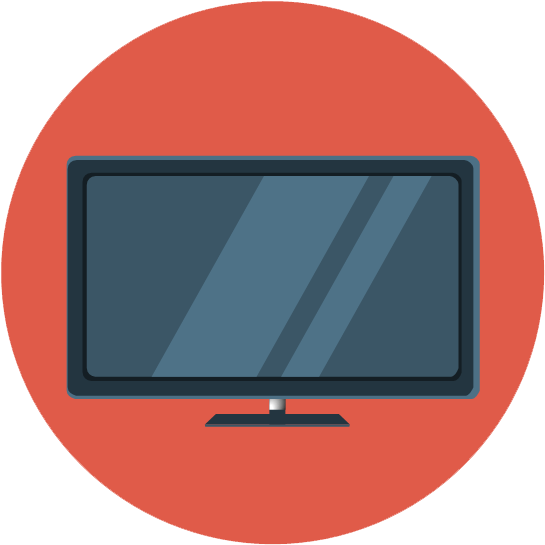 Flat Screen T V Icon