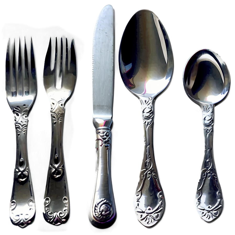 Flatware Silver Utensils Png Ipf