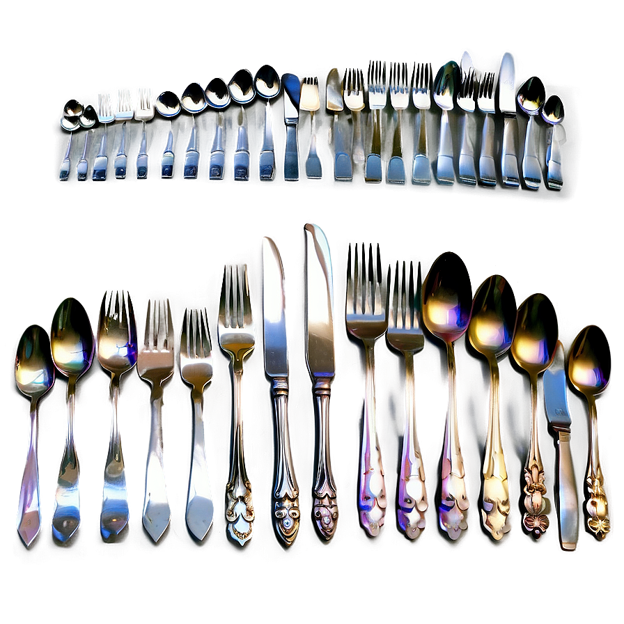 Flatware Spoon Collection Png Wka19