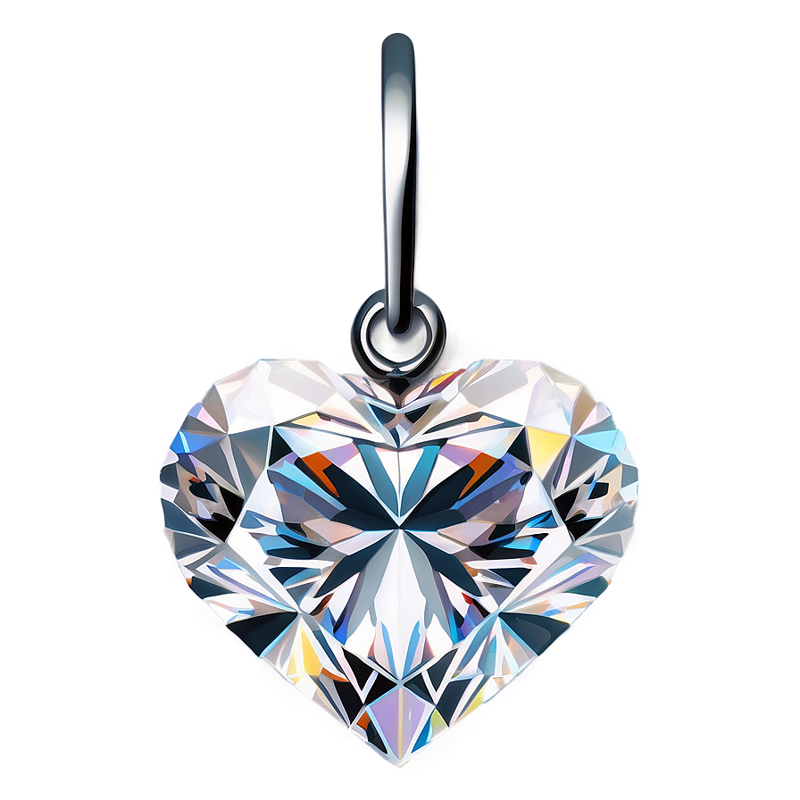 Flawless Diamond Heart Icon Png 06262024