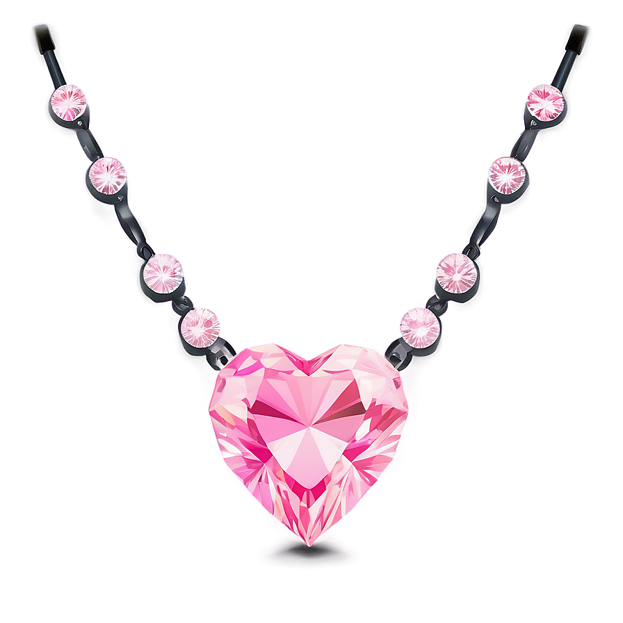 Flawless Pink Diamond Heart Illustration Png Sli