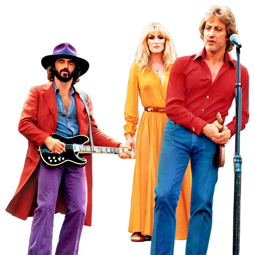 Fleetwood Mac Members Illustration Png 81