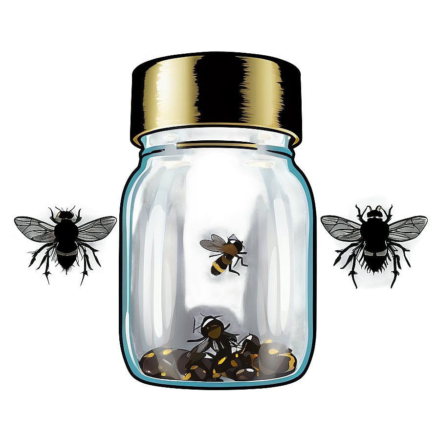 Flies In A Jar Png Bvs3