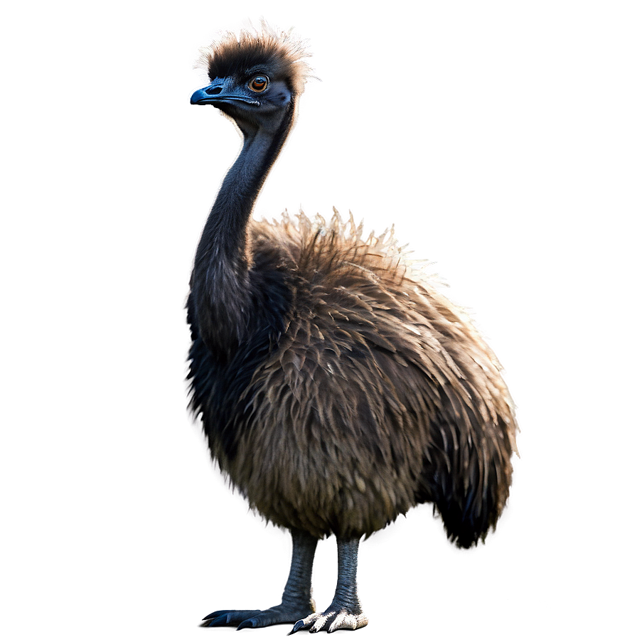 Flightless Emu Bird Png 20